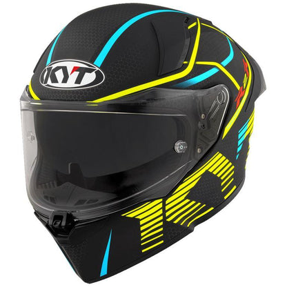 KYT Sport Touring - R2R PRO Concept Matt Black Yellow - Full Face Helmet