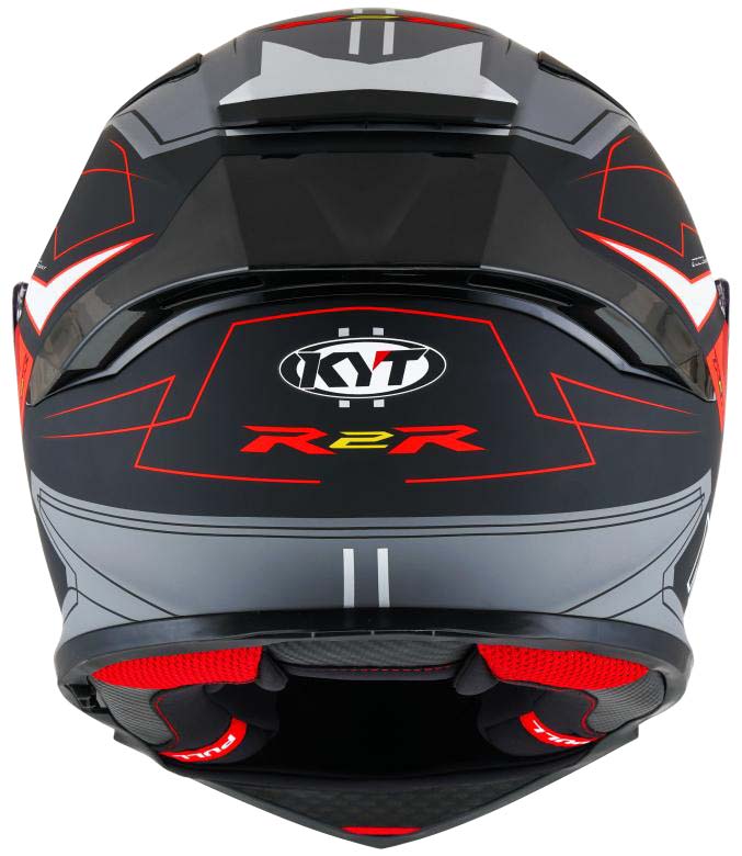 KYT Sport Touring - R2R PRO Led Matt Black Grey - Full Face Helmet