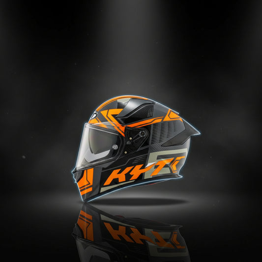 KYT Sport Touring - R2R PRO Octane Orange - Full Face Helmet