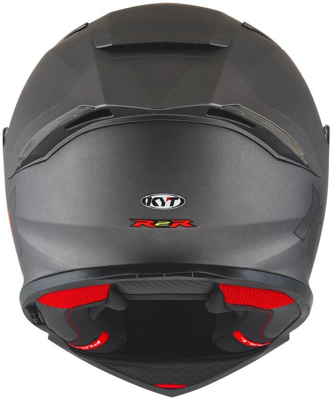 KYT Sport Touring - R2R PRO Plain Matt Gun Metal - Full Face Helmet