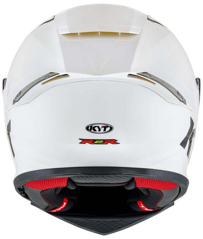 KYT Sport Touring - R2R PRO Plain White - Full Face Helmet