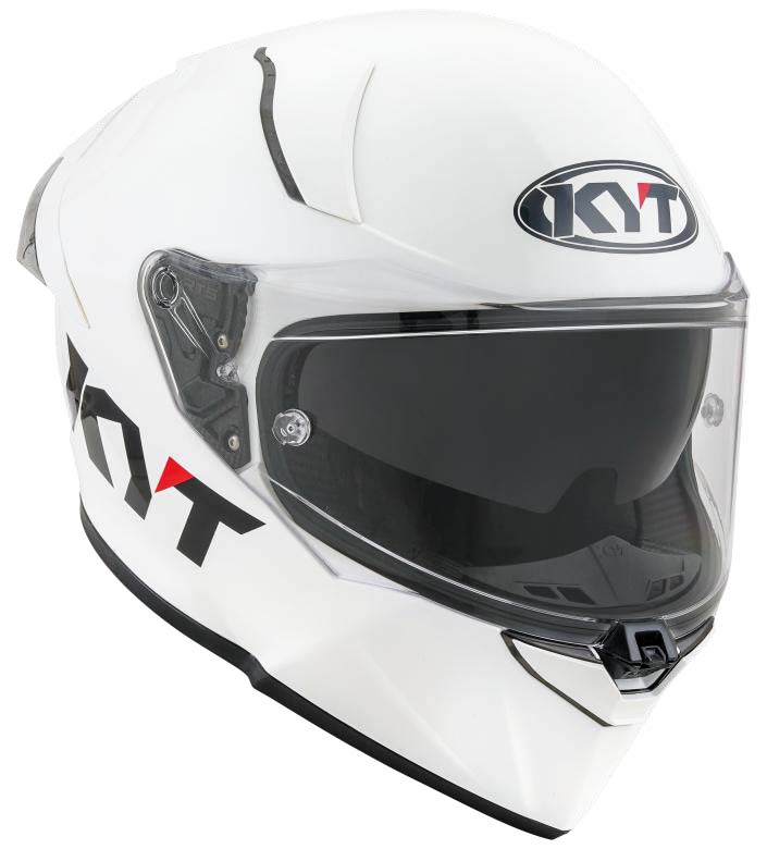 KYT Sport Touring - R2R PRO Plain White - Full Face Helmet