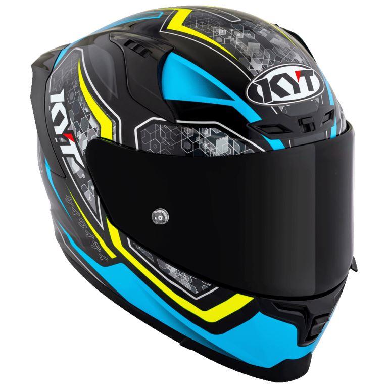KYT Sport Touring - Striker #01 Black Blue- Full Face Helmet