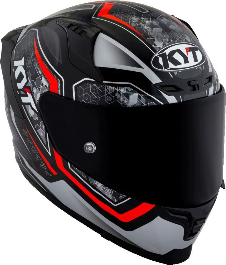 KYT Sport Touring - Striker #01 Black Red - Full Face Helmet