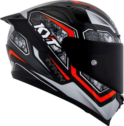 KYT Sport Touring - Striker #01 Black Red - Full Face Helmet