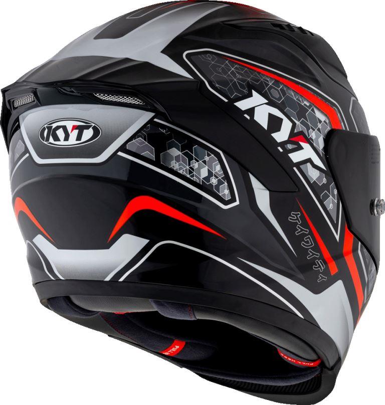 KYT Sport Touring - Striker #01 Black Red - Full Face Helmet