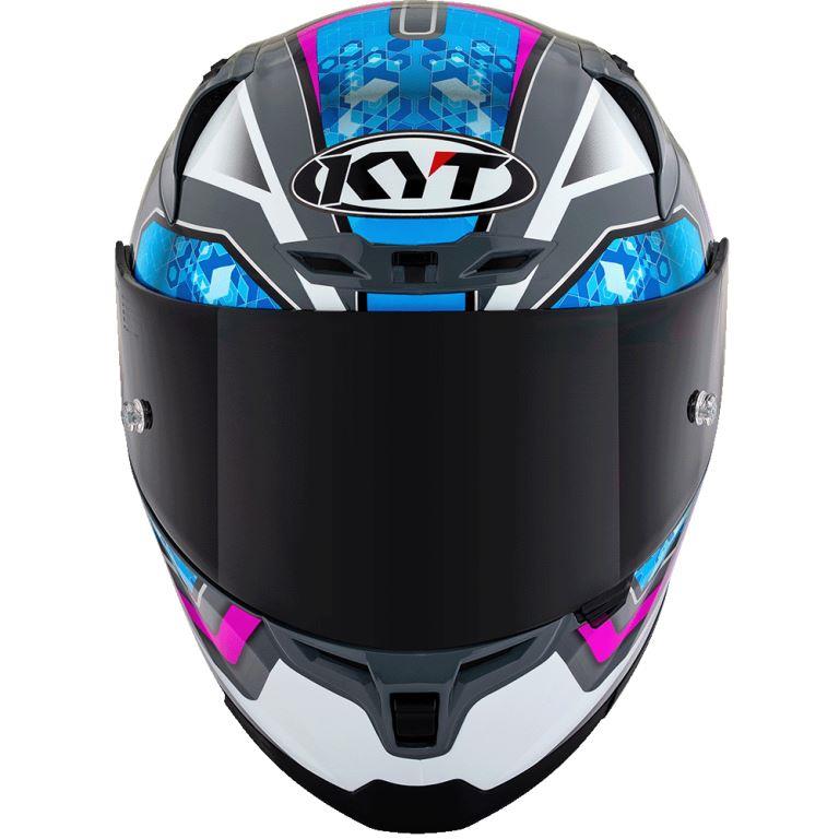 KYT Sport Touring - Striker #01 Grl Grey Blue - Full Face Helmet