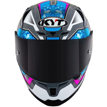 KYT Sport Touring - Striker #01 Grl Grey Blue - Full Face Helmet