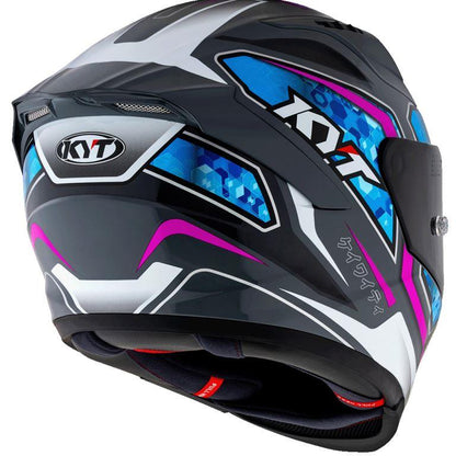 KYT Sport Touring - Striker #01 Grl Grey Blue - Full Face Helmet
