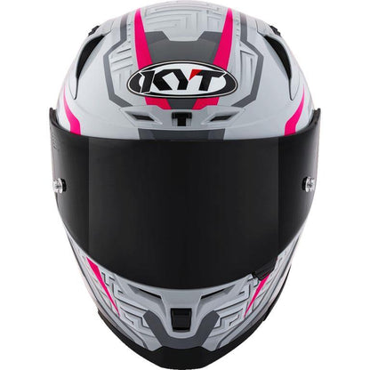 KYT Sport Touring - Striker #02 Asphalt Grey Fuxia - Full Face Helmet