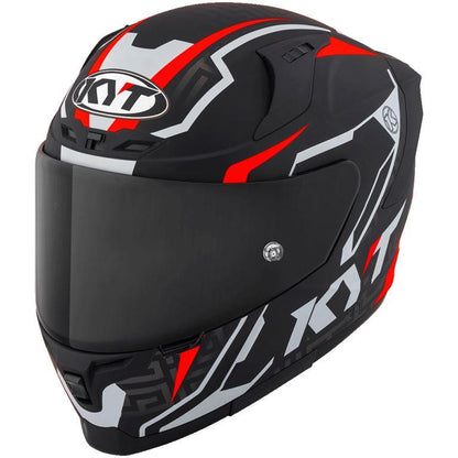 KYT Sport Touring - Striker #02 Matt Black Red - Full Face Helmet