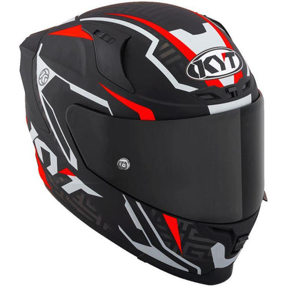 KYT Sport Touring - Striker #02 Matt Black Red - Full Face Helmet