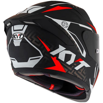 KYT Sport Touring - Striker #02 Matt Black Red - Full Face Helmet