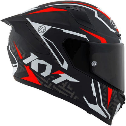 KYT Sport Touring - Striker #02 Matt Black Red - Full Face Helmet