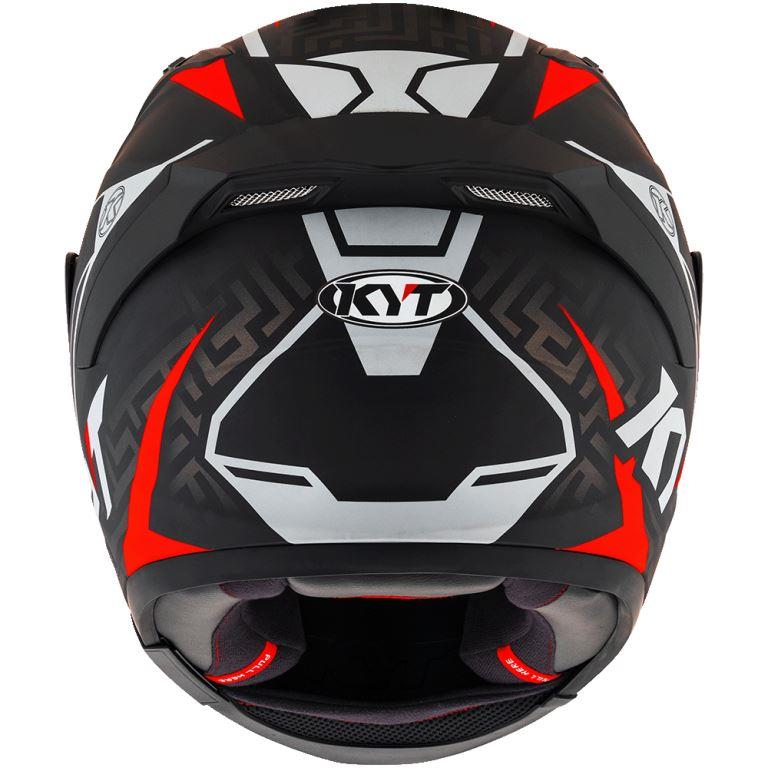 KYT Sport Touring - Striker #02 Matt Black Red - Full Face Helmet