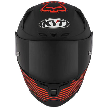 KYT Sport Touring - Striker AF37 Livery Matt Black Red - Full Face Helmet