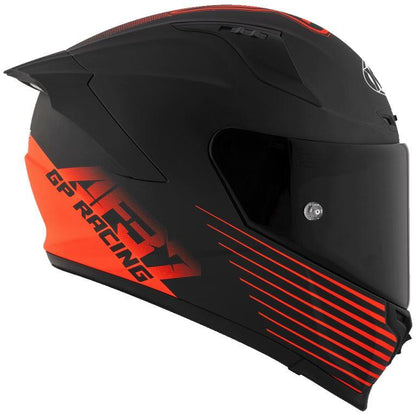 KYT Sport Touring - Striker AF37 Livery Matt Black Red - Full Face Helmet