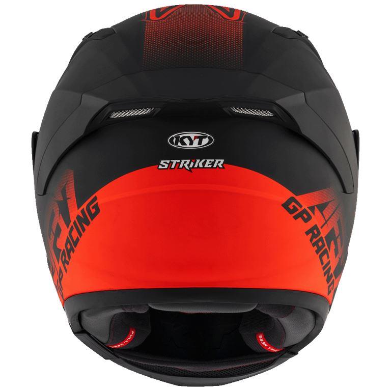 KYT Sport Touring - Striker AF37 Livery Matt Black Red - Full Face Helmet
