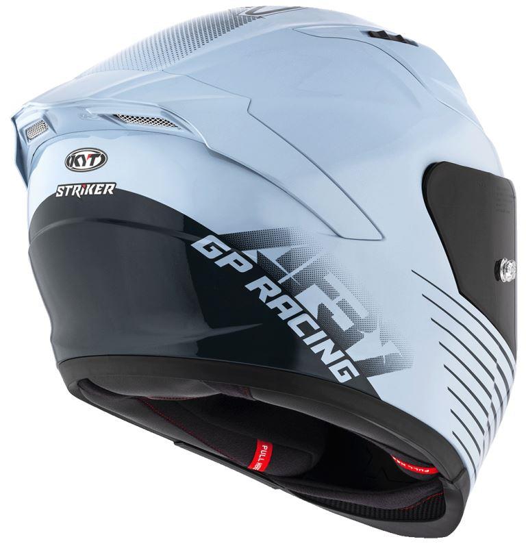 KYT Sport Touring - Striker AF37 Livery Sea Blue - Full Face Helmet