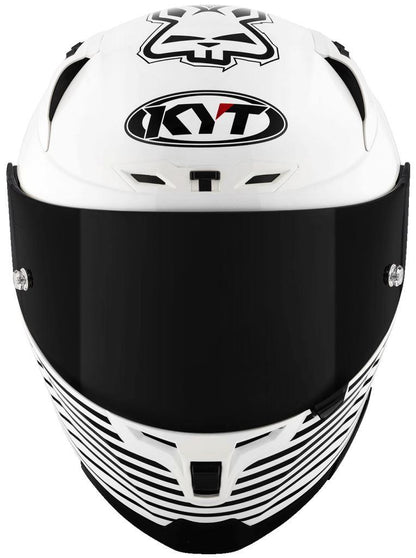 KYT Sport Touring - Striker AF37 Livery White Black - Full Face Helmet
