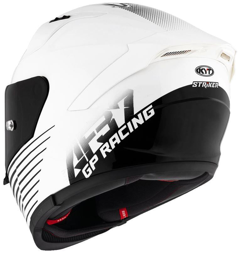 KYT Sport Touring - Striker AF37 Livery White Black - Full Face Helmet