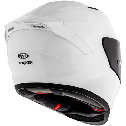 KYT Sport Touring - Striker Plain Plain White - Full Face Helmet