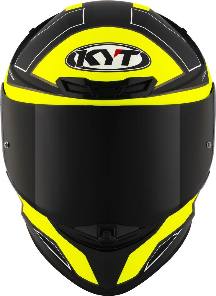 KYT Sport Touring - TT-REVO Electron Matt Black Yellow - Full Face Helmet