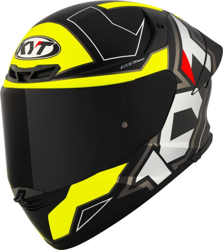 KYT Sport Touring - TT-REVO Electron Matt Black Yellow - Full Face Helmet