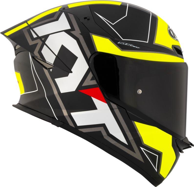 KYT Sport Touring - TT-REVO Electron Matt Black Yellow - Full Face Helmet