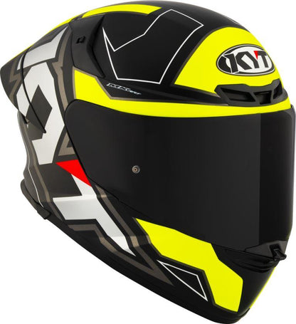 KYT Sport Touring - TT-REVO Electron Matt Black Yellow - Full Face Helmet