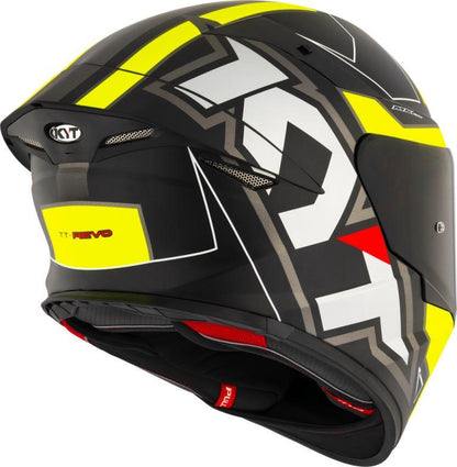 KYT Sport Touring - TT-REVO Electron Matt Black Yellow - Full Face Helmet