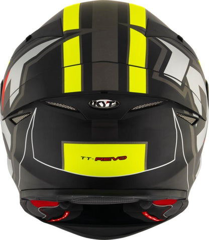 KYT Sport Touring - TT-REVO Electron Matt Black Yellow - Full Face Helmet