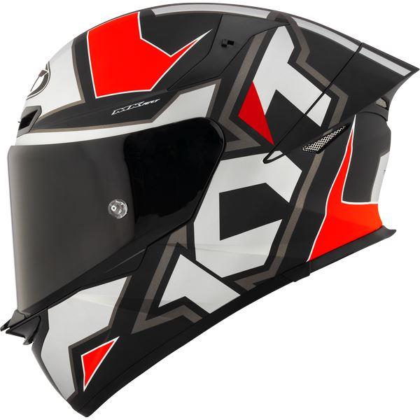 KYT Sport Touring - TT-REVO Electron Matt Grey Red - Full Face Helmet