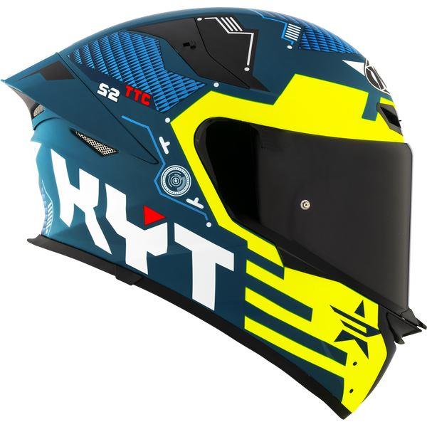 KYT Sport Touring - TT-REVO Fuselage Matt Yellow - Full Face Helmet