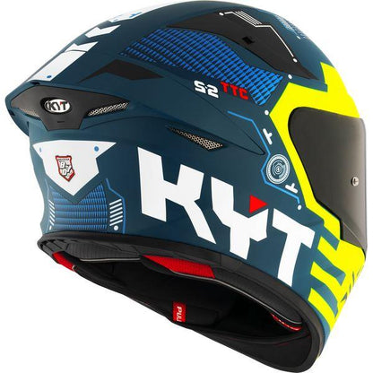 KYT Sport Touring - TT-REVO Fuselage Matt Yellow - Full Face Helmet