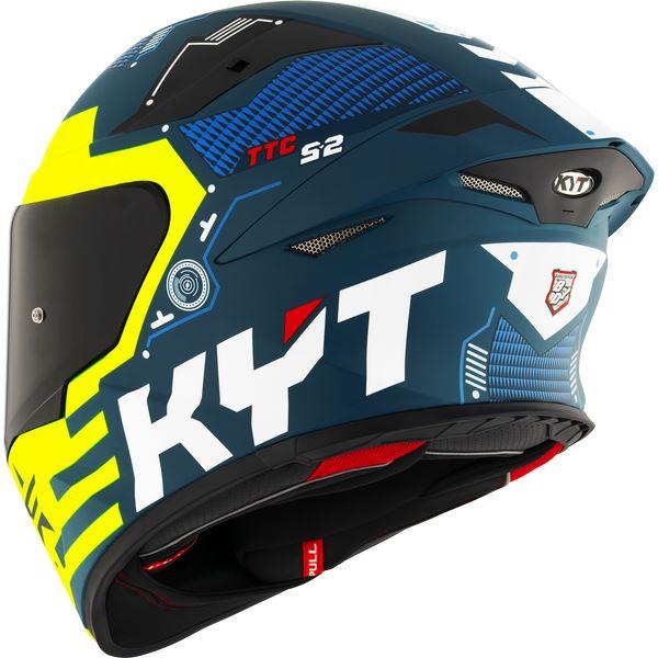 KYT Sport Touring - TT-REVO Fuselage Matt Yellow - Full Face Helmet