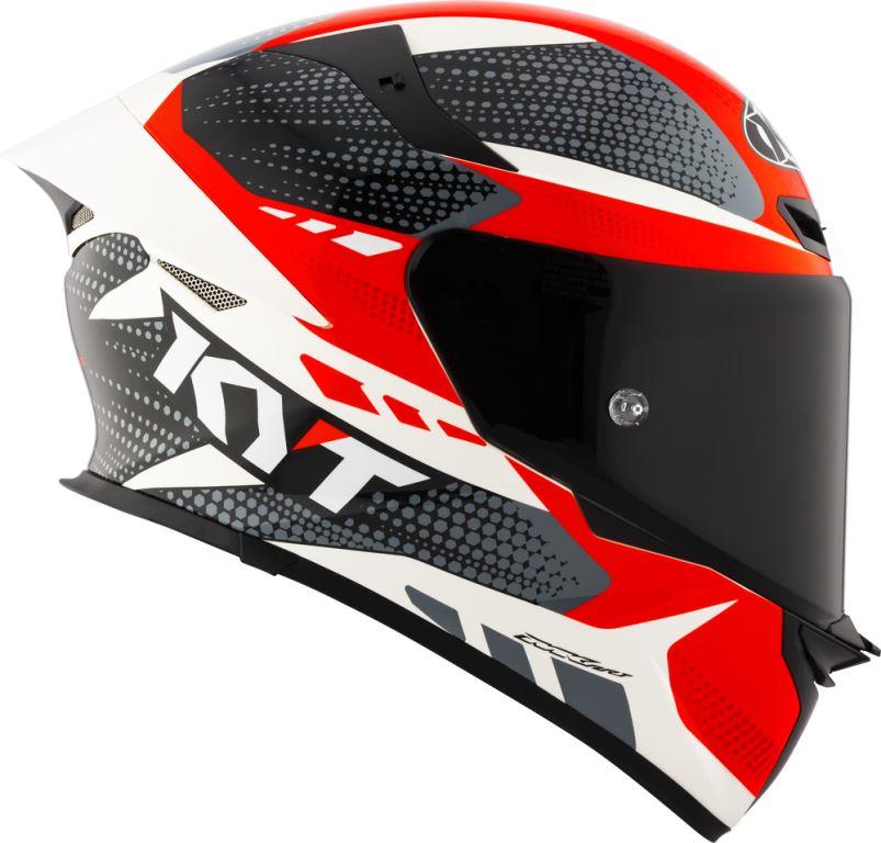KYT Sport Touring - TT-REVO Gear Black Red - Full Face Helmet