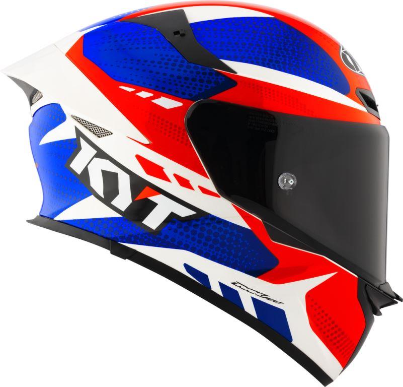 KYT Sport Touring - TT-REVO Gear Blue Red - Full Face Helmet