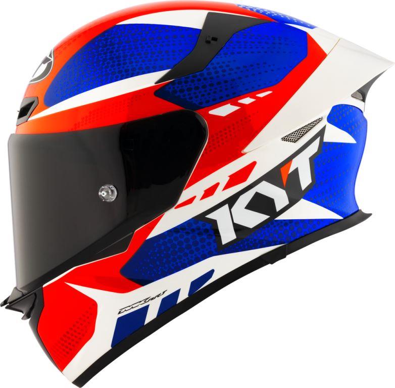KYT Sport Touring - TT-REVO Gear Blue Red - Full Face Helmet