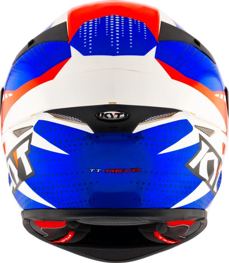 KYT Sport Touring - TT-REVO Gear Blue Red - Full Face Helmet