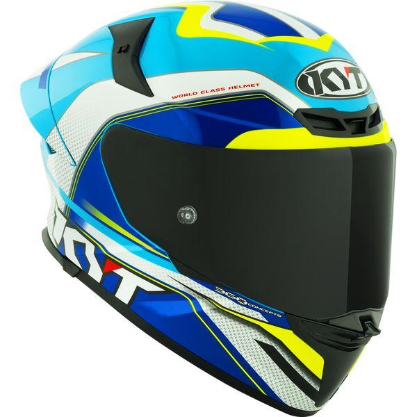KYT Sport Touring - TT-REVO Grand Prix Whitelight Blue - Full Face Helmet