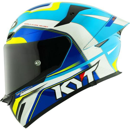 KYT Sport Touring - TT-REVO Grand Prix Whitelight Blue - Full Face Helmet