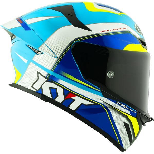KYT Sport Touring - TT-REVO Grand Prix Whitelight Blue - Full Face Helmet