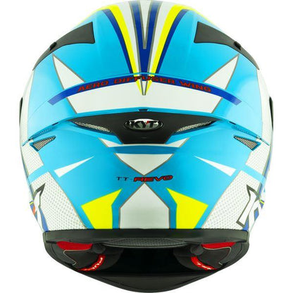 KYT Sport Touring - TT-REVO Grand Prix Whitelight Blue - Full Face Helmet
