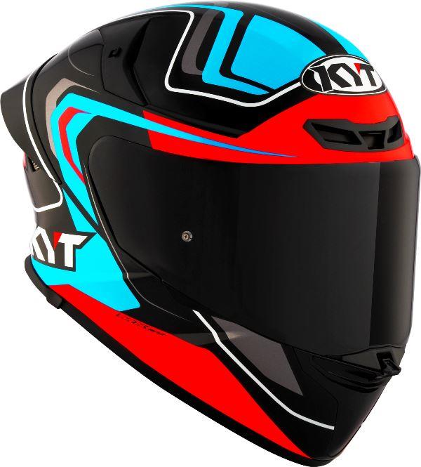 KYT Sport Touring - TT-REVO Overtech Black Fuxia Gloss - Full Face Helmet