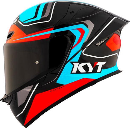 KYT Sport Touring - TT-REVO Overtech Black Fuxia Gloss - Full Face Helmet
