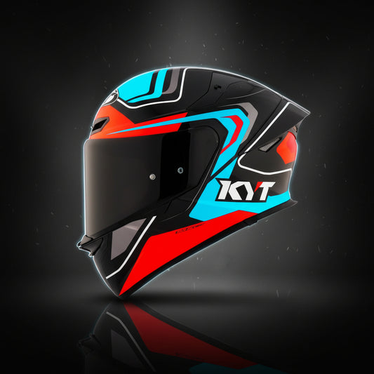 KYT Sport Touring - TT-REVO Overtech Black Fuxia Gloss - Full Face Helmet