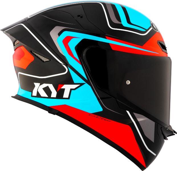 KYT Sport Touring - TT-REVO Overtech Black Fuxia Gloss - Full Face Helmet