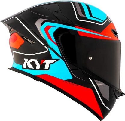 KYT Sport Touring - TT-REVO Overtech Black Fuxia Gloss - Full Face Helmet