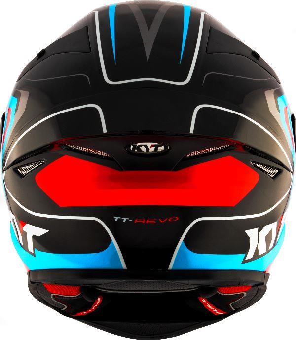 KYT Sport Touring - TT-REVO Overtech Black Fuxia Gloss - Full Face Helmet